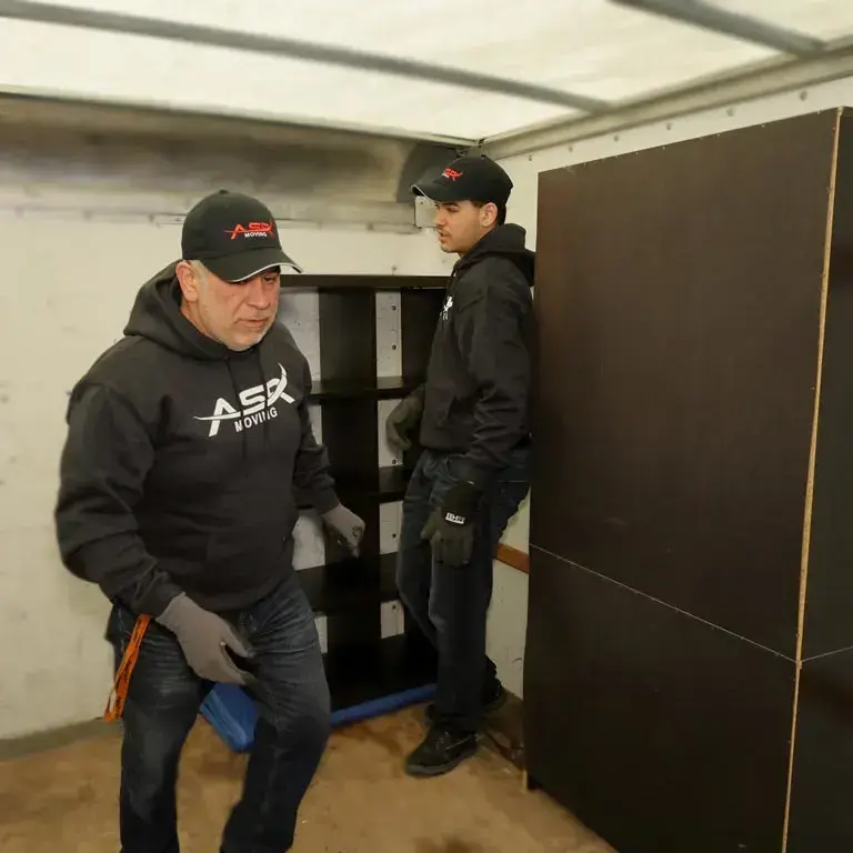 movers during relocation process